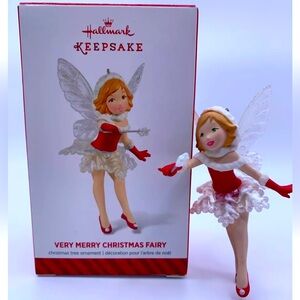 Hallmark Keepsake 2014 Very Merry Christmas Fairy Limited Edition Ornament NIB!